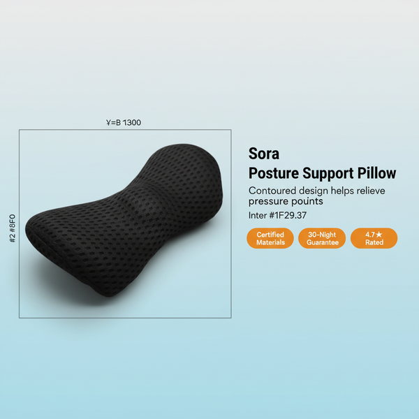 Memory Foam Back Pillow